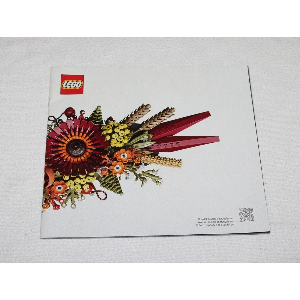3 LEGO Botanical Collection Instruction Manuals ONLY wildflowers bouquet